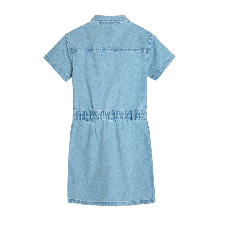 Girl's Dress With Short Sleeve