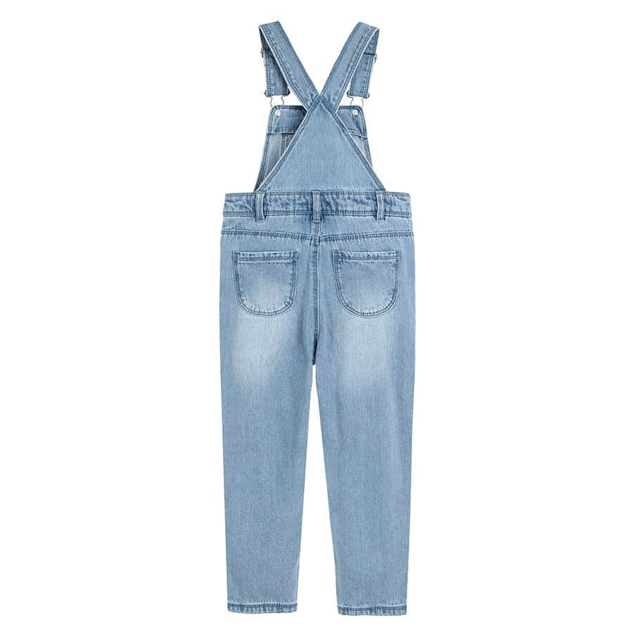 Girl's Denim Dangri Denim