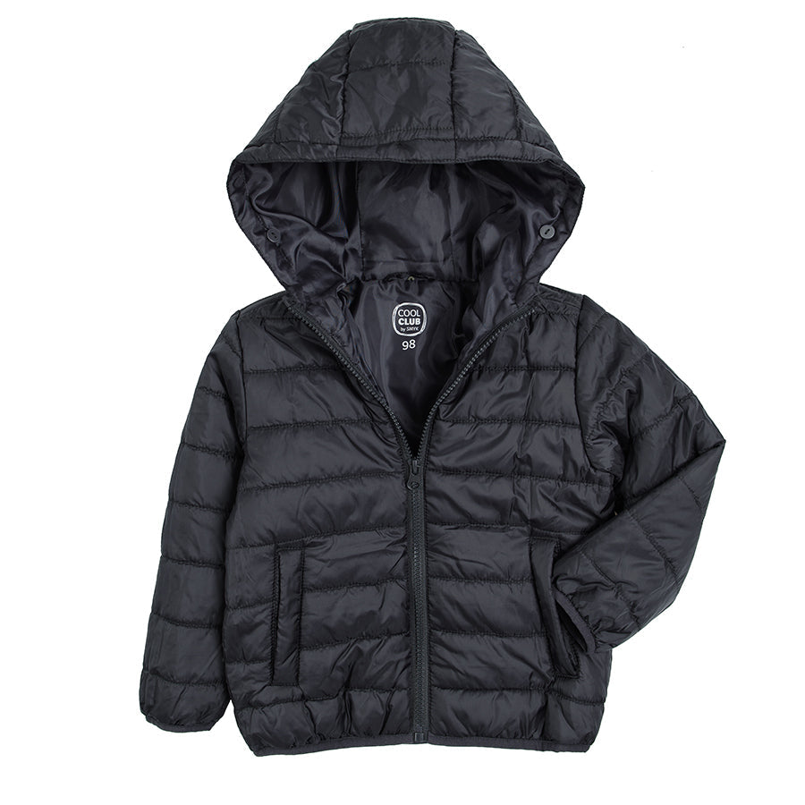 Boy's Jacket with Hood, 3 in1, Green and Black