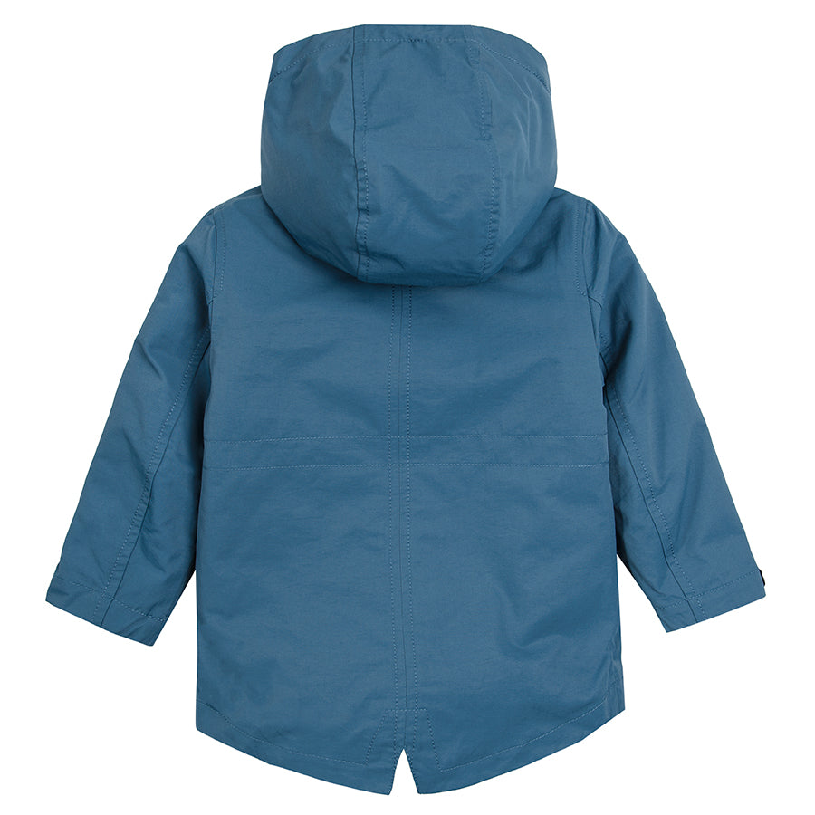 Boy's Jacket with Hood, 3 in1, Navy Blue and Brick