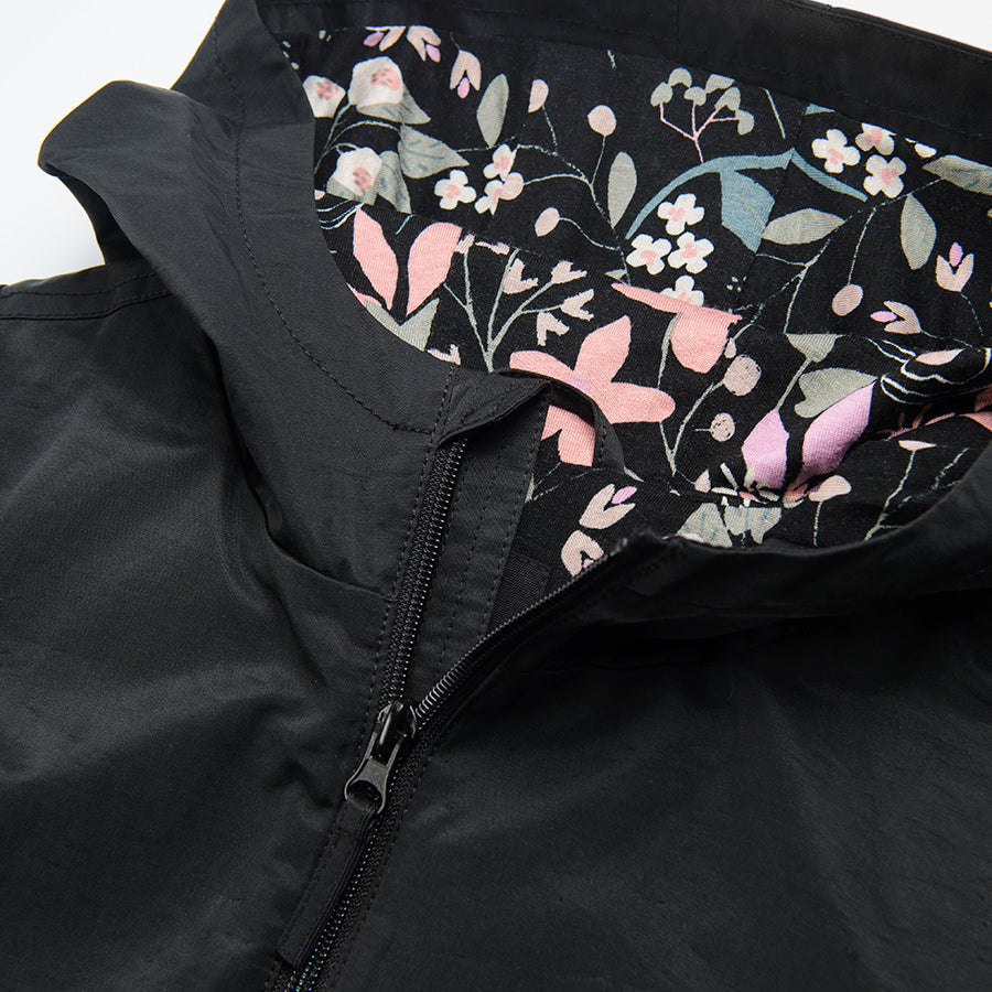 Girl's Hooded Coat Black