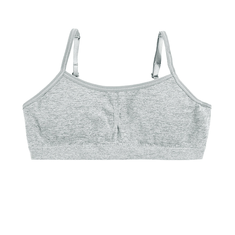 Girl's Bra White & Grey Set 2 Pcs