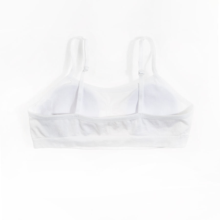 Girl's Bra White & Grey Set 2 Pcs