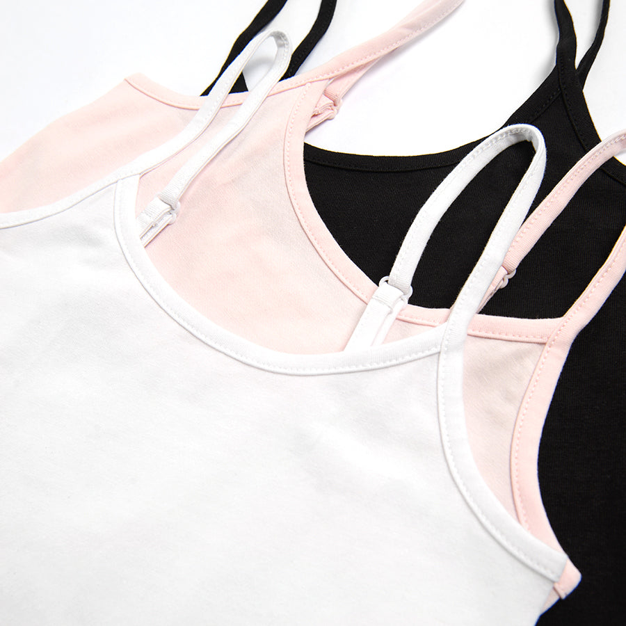 Girls Vest Pack of 3 CC CUG2421496