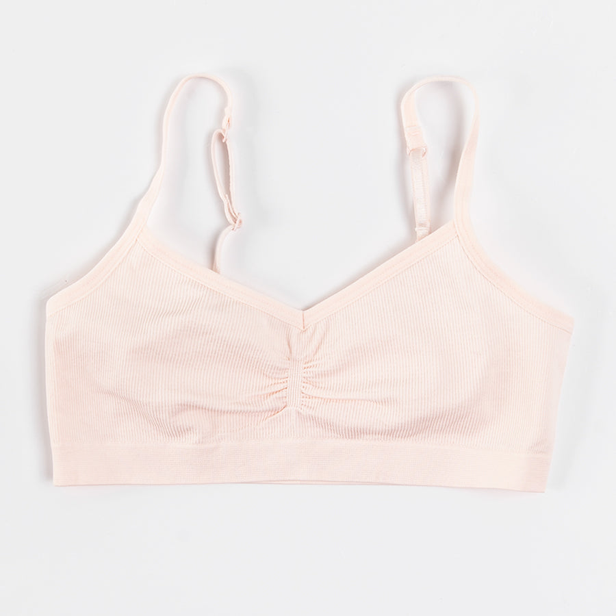 Girls' Bra, Light Pink, White, Set, 2 Pcs. CC CUG2421537