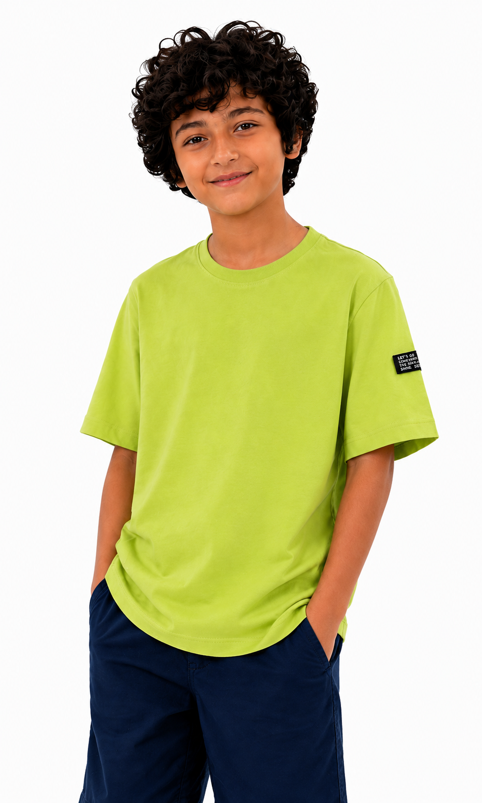 Boys Casual Short Sleeve T-Shirt - Sea Green