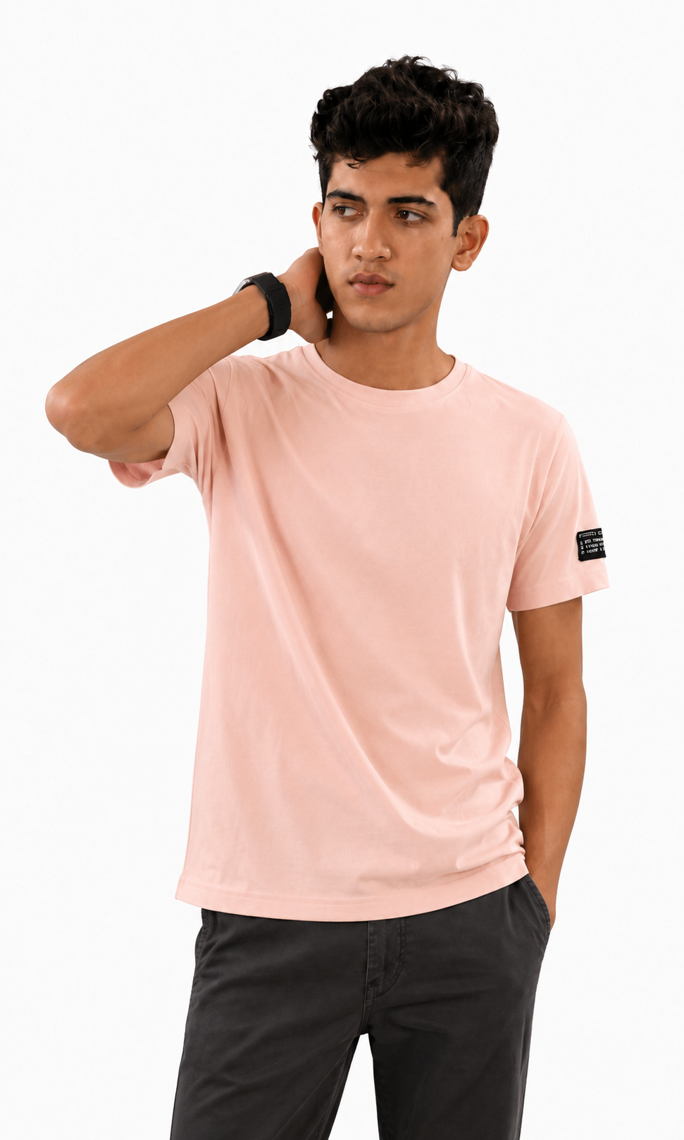 Boys Casual Short Sleeve T-Shirt - Pink