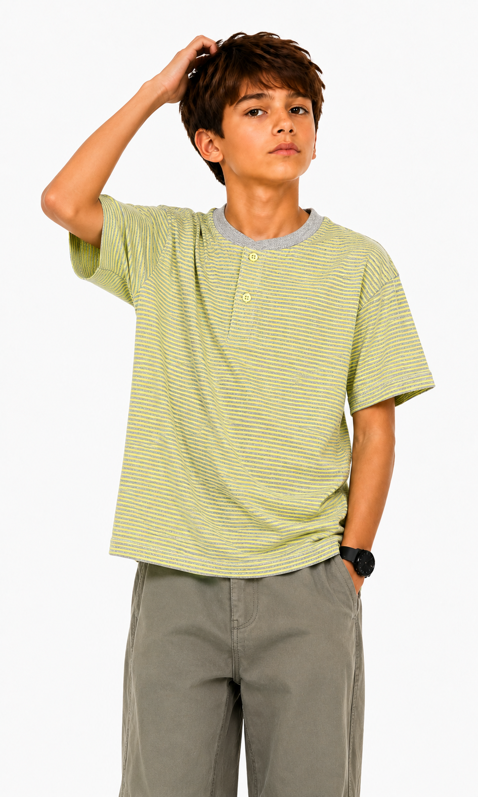 Boys Casual Short Sleeves T-Shirt - Multicolour
