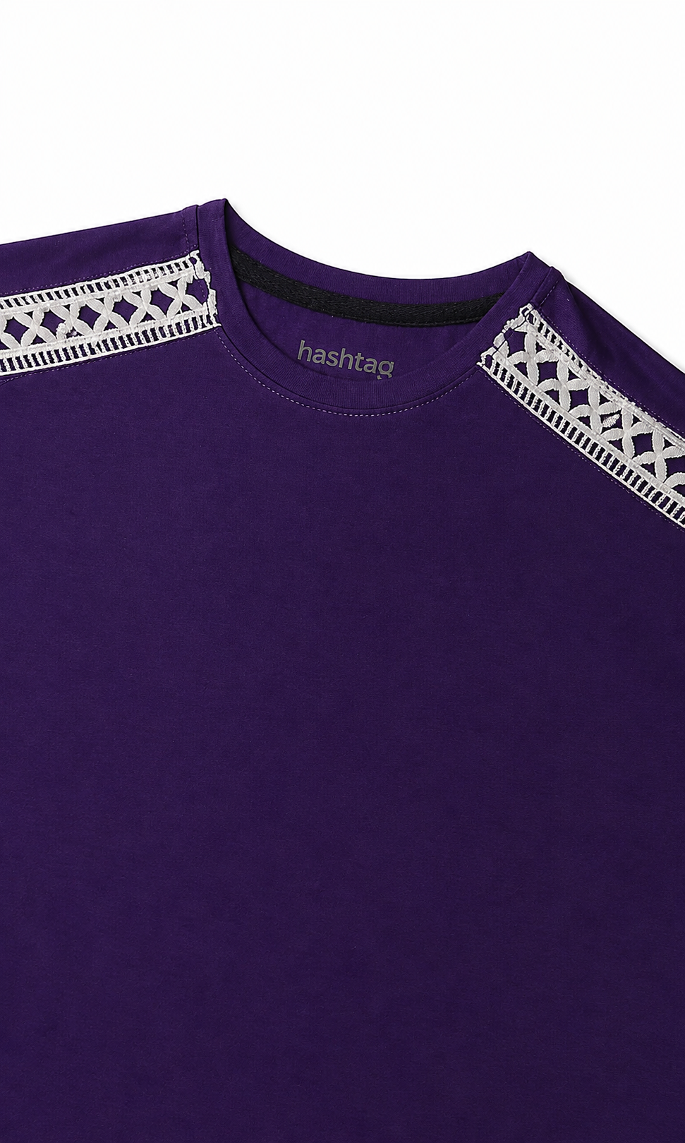 Girls Plain Tee - Purple