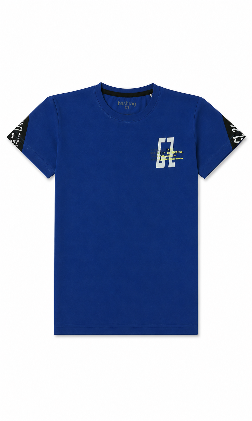 Boys Printed T-Shirt - Royal Blue