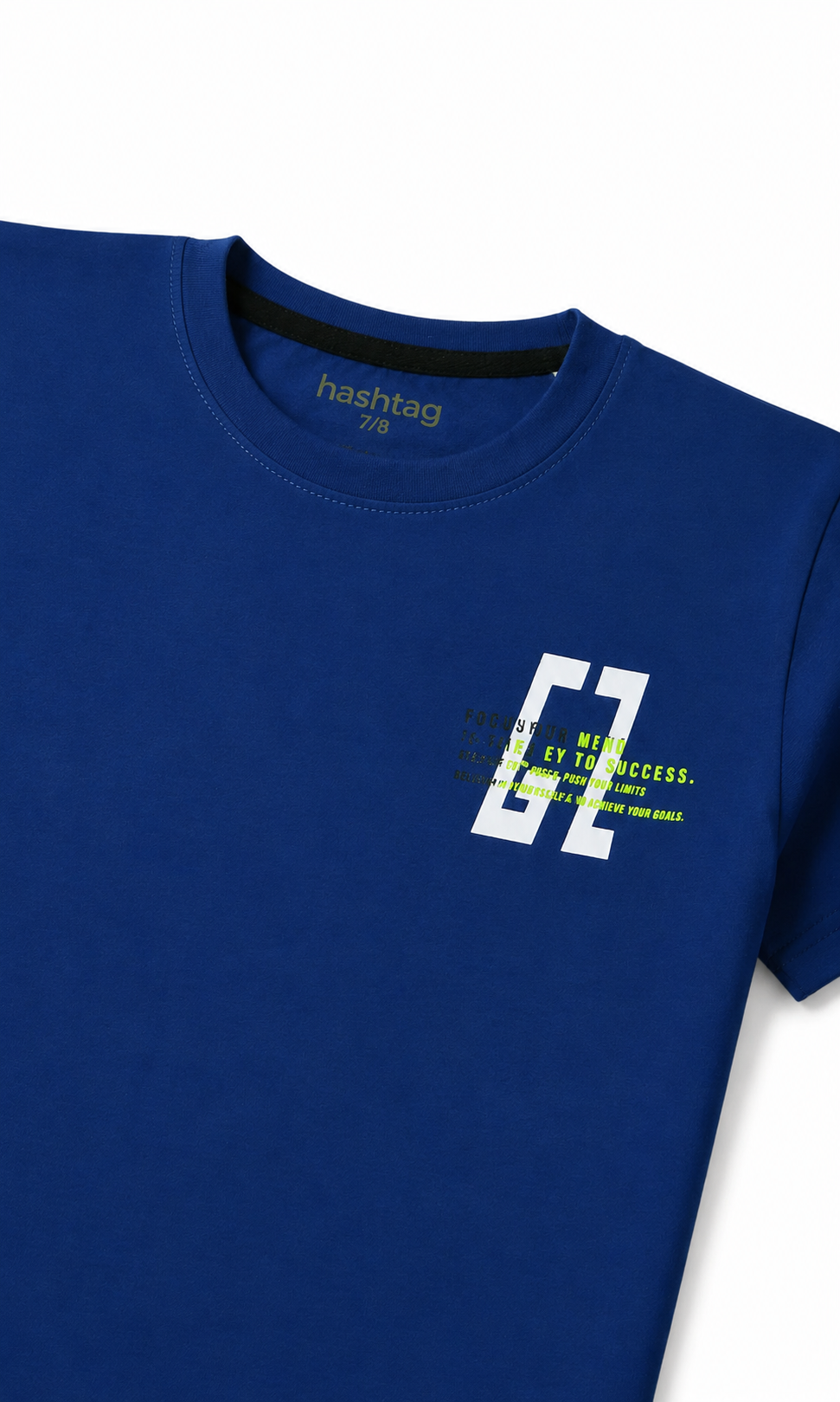 Boys Printed T-Shirt - Royal Blue