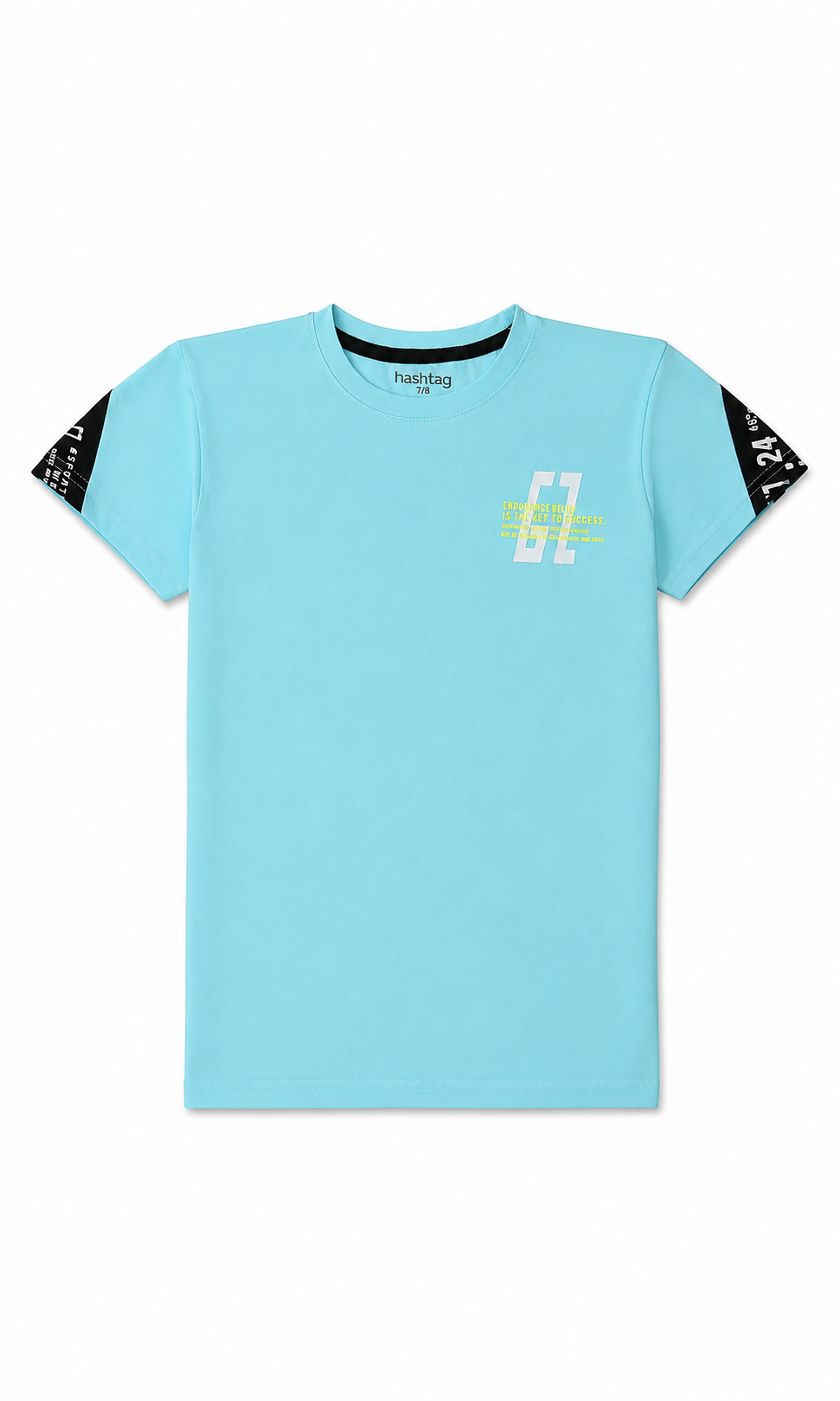 Boys Printed T-Shirt - Sky Blue