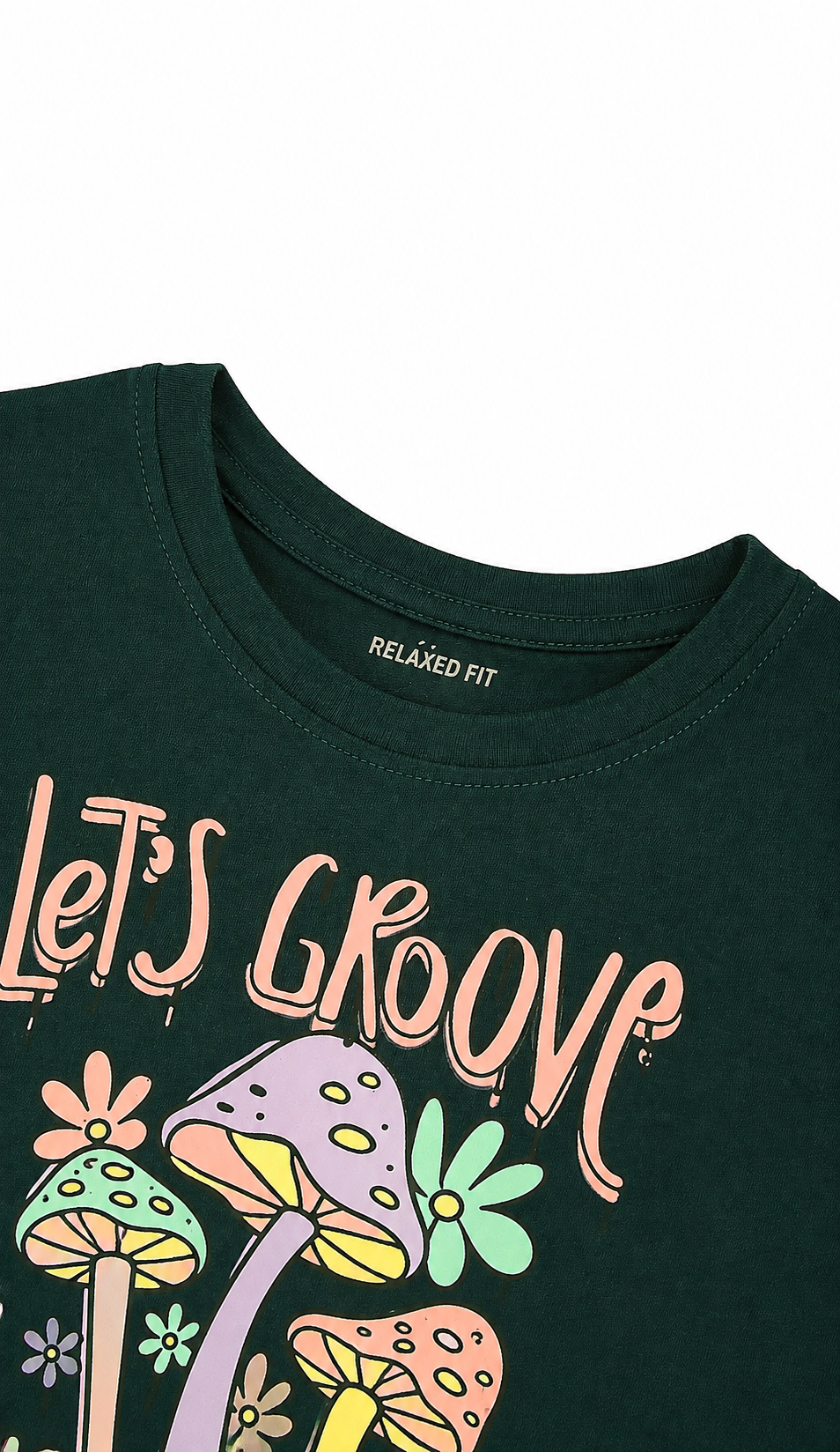 Girls Printed T-Shirt - Green