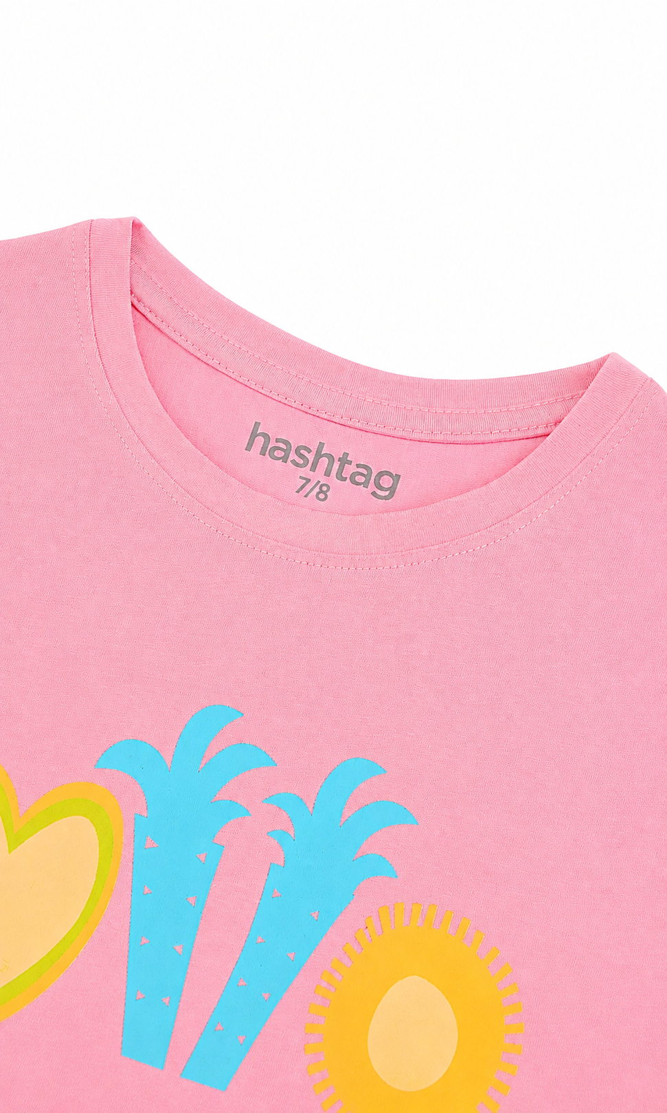 Girls Printed T-Shirt - Pink