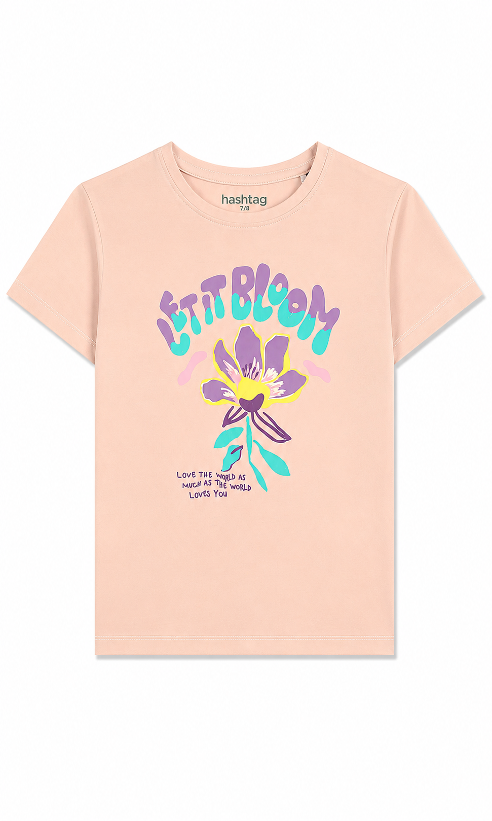 Girls Printed T-Shirt - Pink