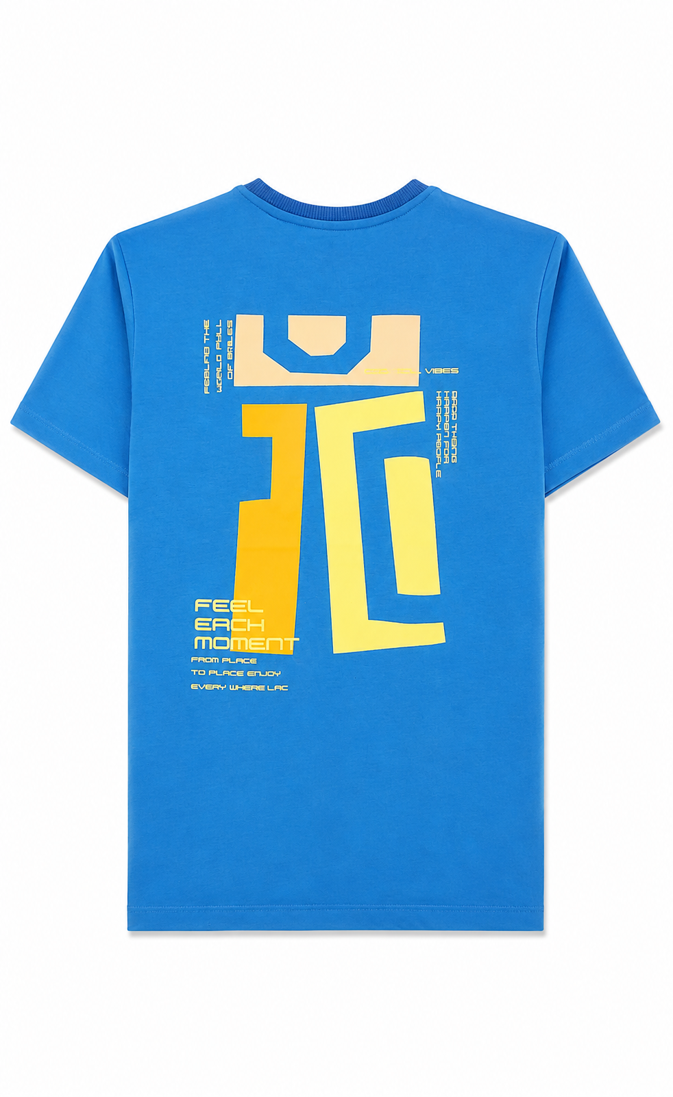 Boys Printed T-Shirt - Royal Blue