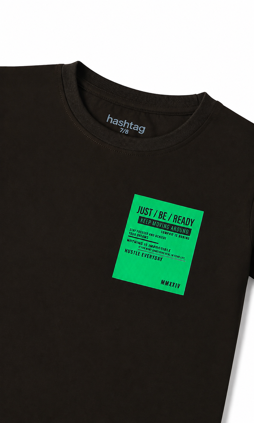 Boys Printed T-Shirt - Brown