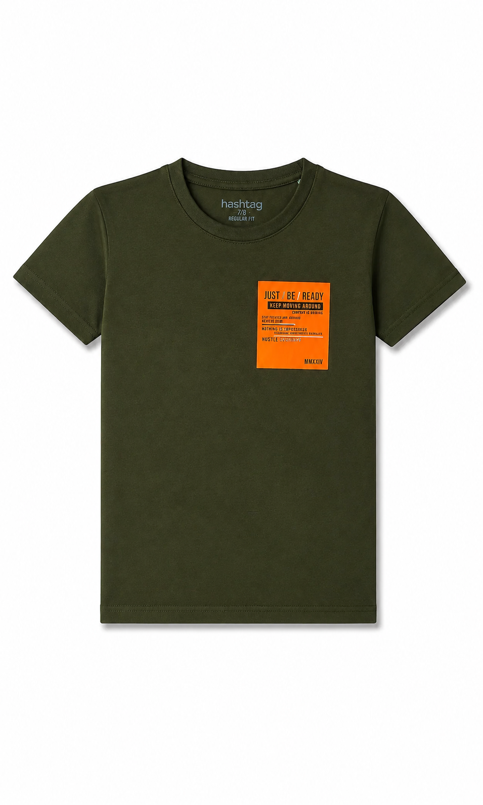 Boys Printed T-Shirt - Olive
