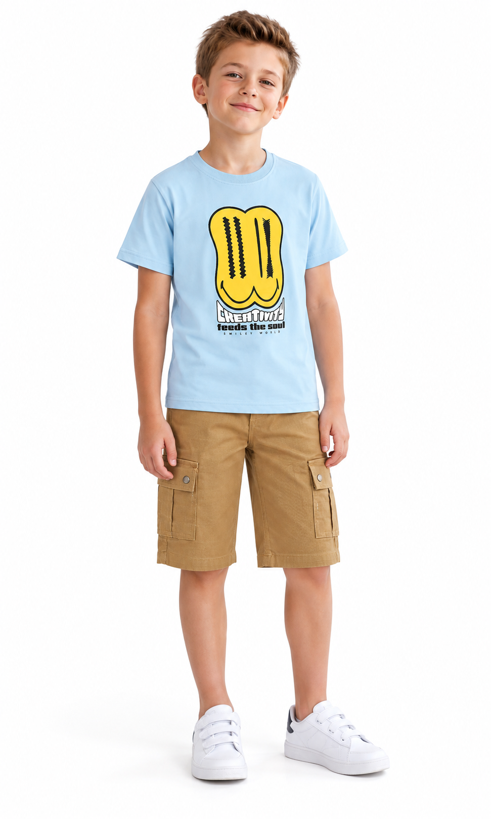 Boys Cargo Short - Khaki