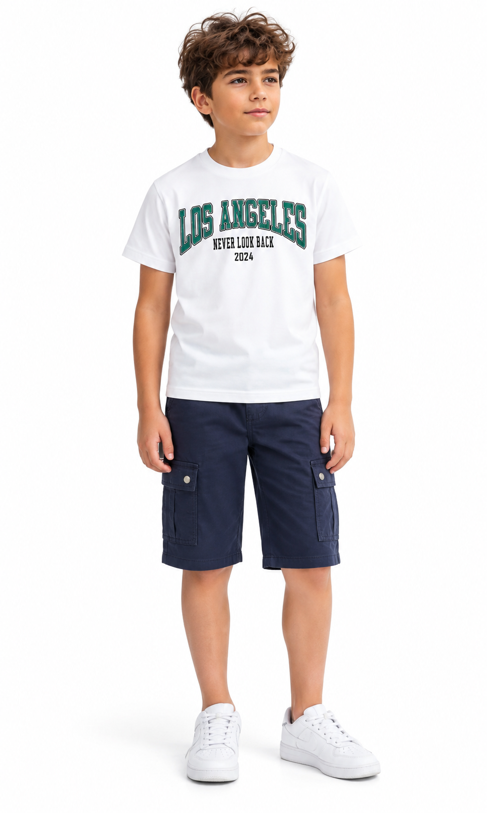 Boys Cargo Short - Navy