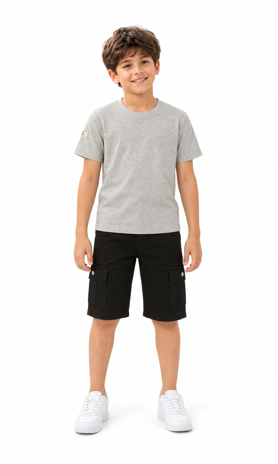 Boys Cargo Short - Black