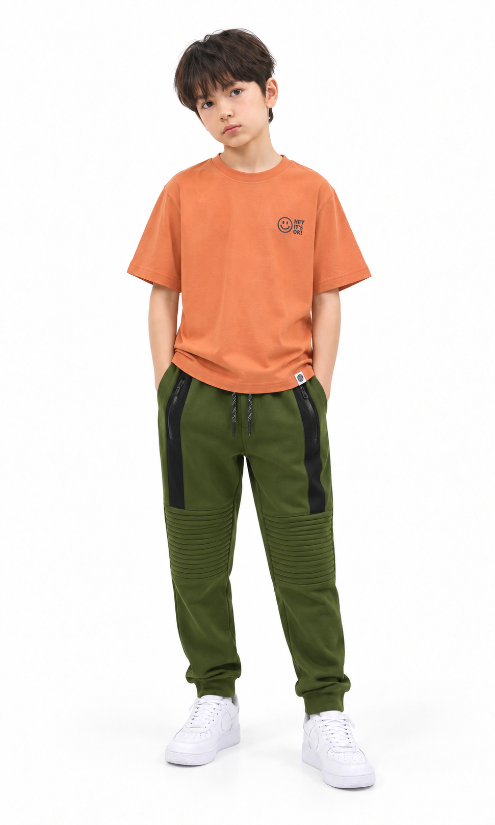 Boy's Sweat Pants Green