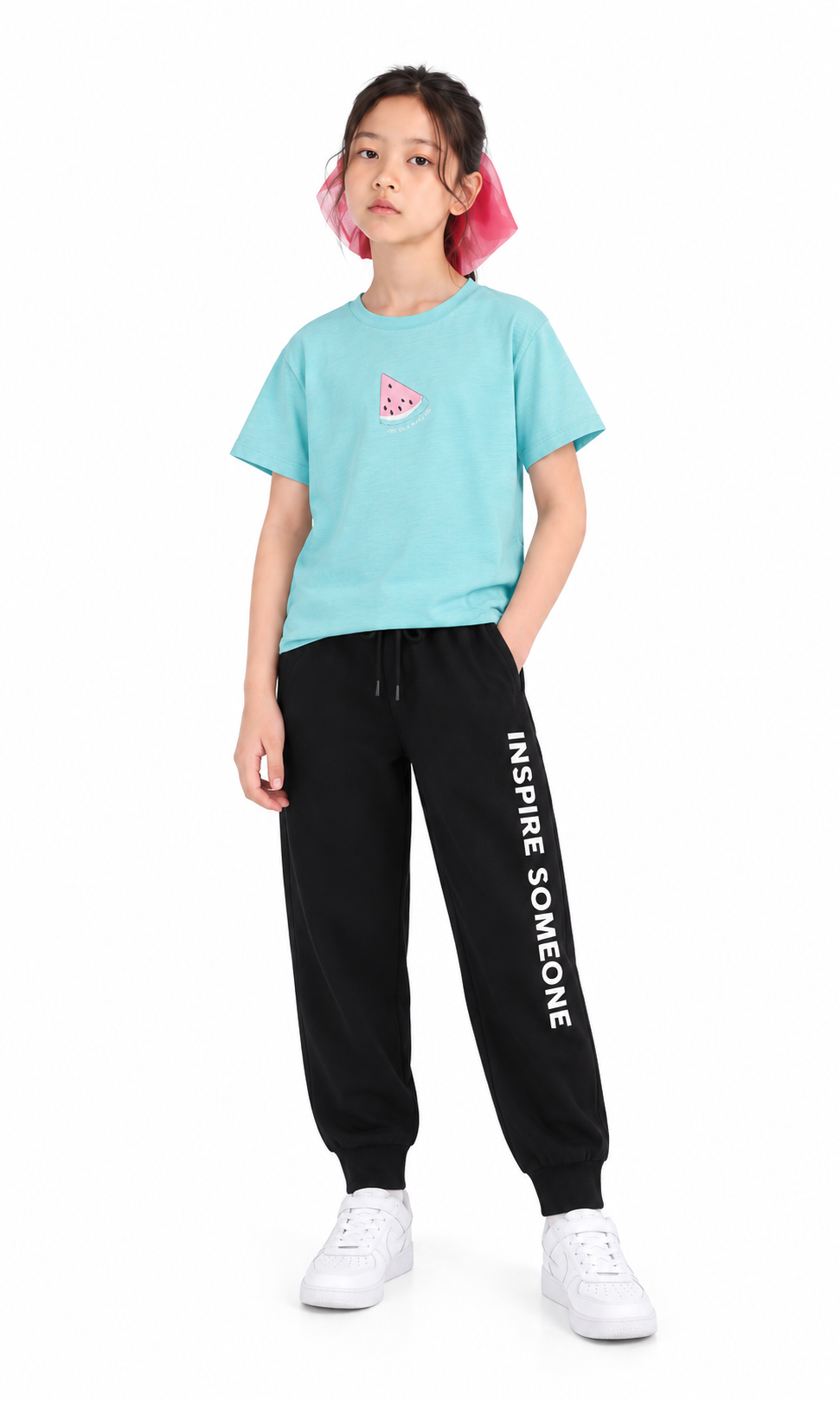 Girl's Sweat Pants Black