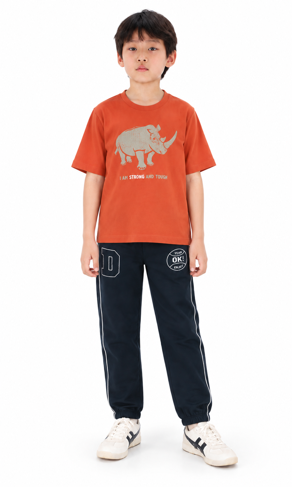 Boy's Sweat Pants Oversize Navy Blue