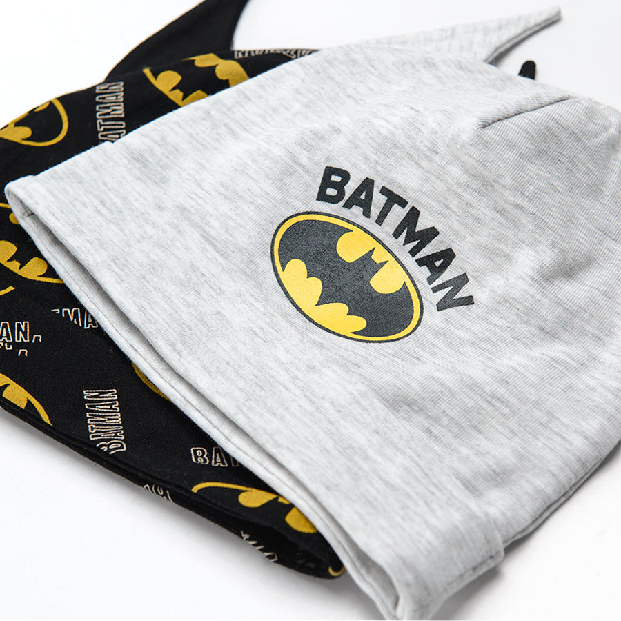 Boy's Hat Gray Black Batman Set 2 Pcs CC LAB2401218