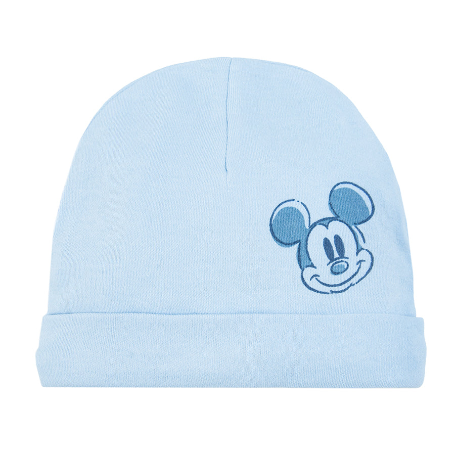 Boy's Hat Gray Blue Mickey Mouse Set 2 Pcs CC LAB2500537 00