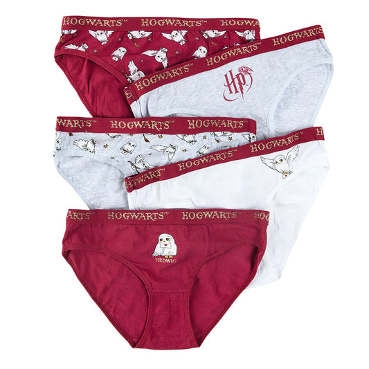 Girl's Panties Harry Potter Mix Set 5 Pcs