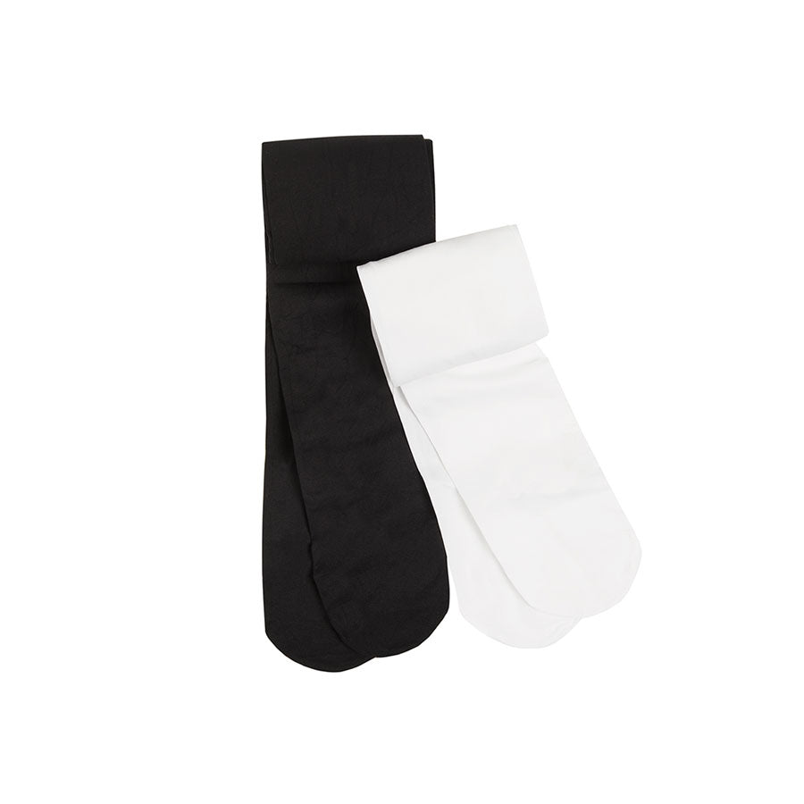 Girl's Tights Black White Set 2 Pack CC BHG1621723 00 P