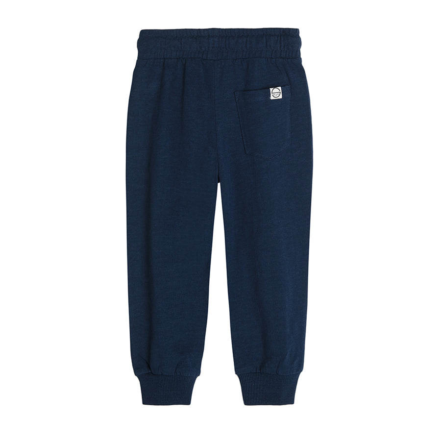 Boys Zipper Trousers Navy Blue