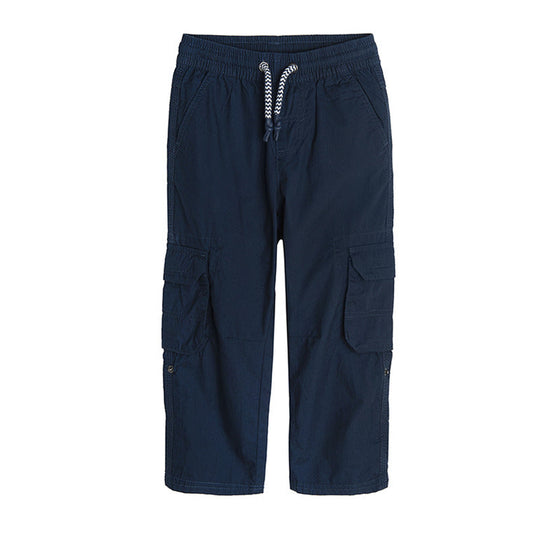 Boy's Trousers Navy Blue Pockets