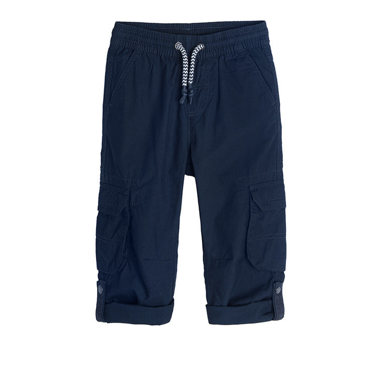 Boy's Trousers Navy Blue Pockets