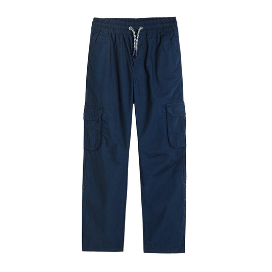 Boy's Trousers Linen Grey