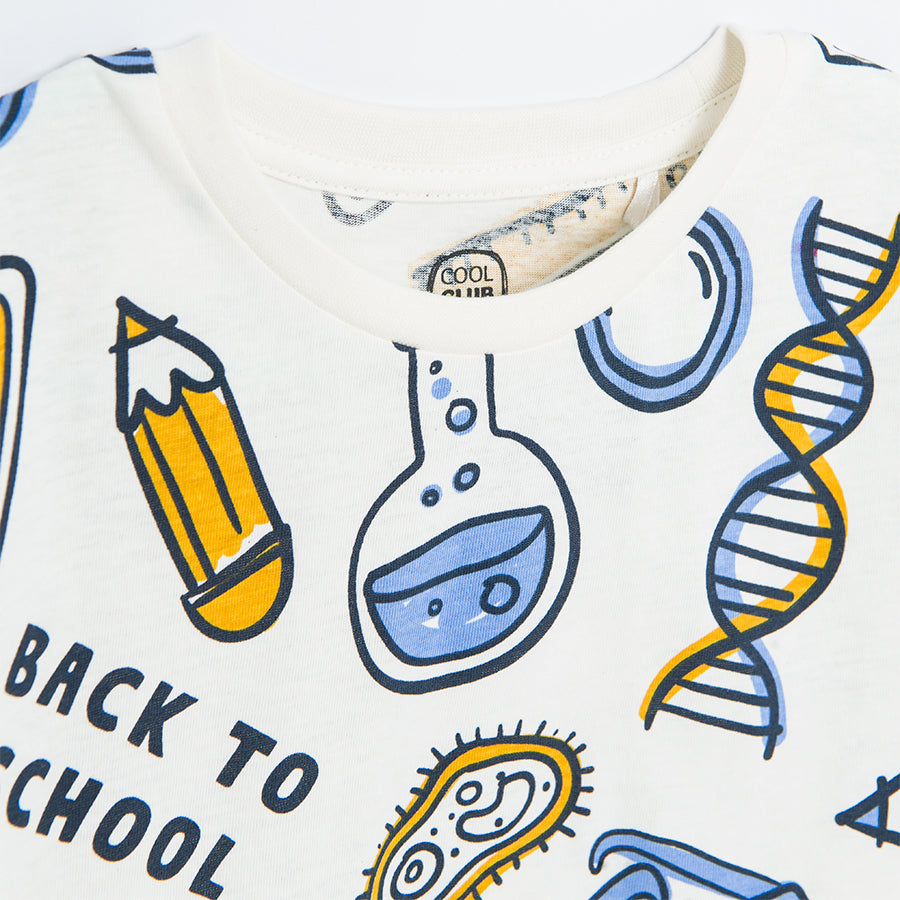Boy's T Shirt Ecru