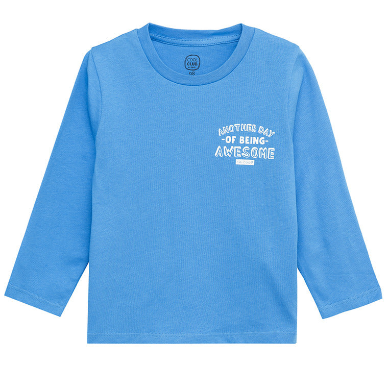 Boy's Long Sleeved Blouse Blue