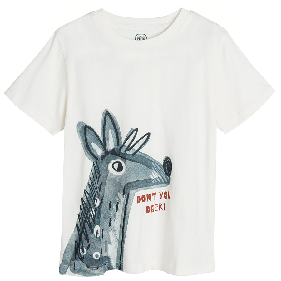 Boy's T-shirt Ecru