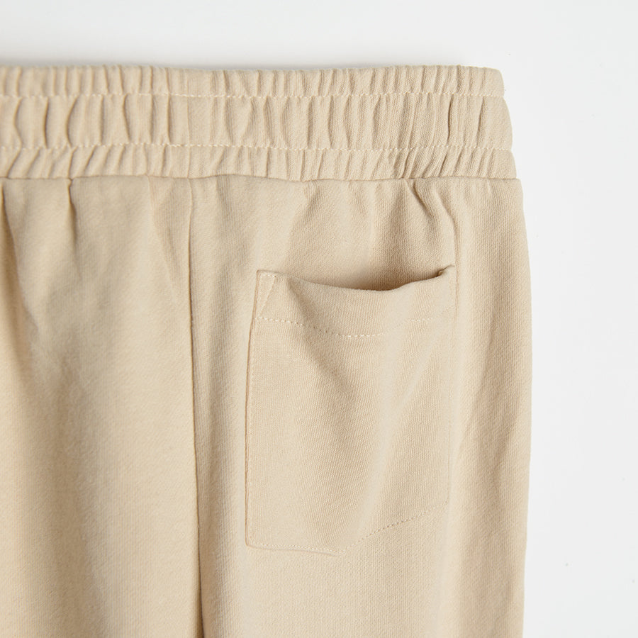 Girl's Sweat Pants Beige