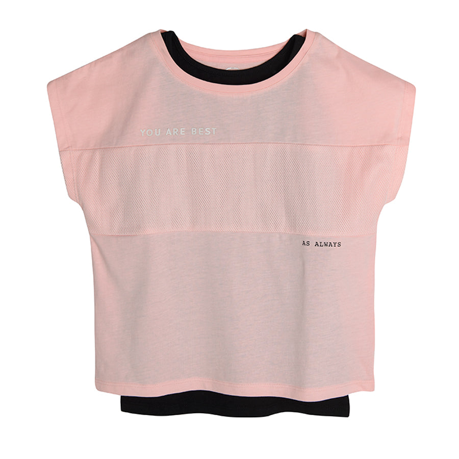 Girl's Set T Shirt Sleeveless Blouse Mix