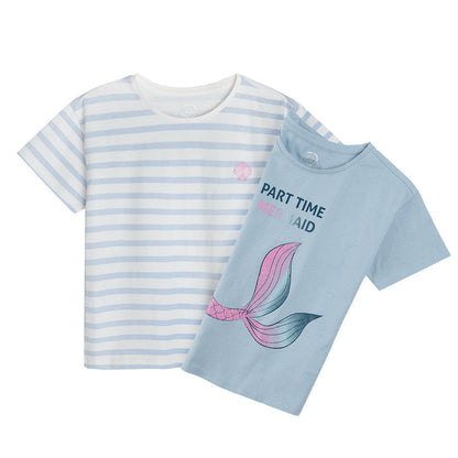 Girl's T Shirt Mix Set 2 Pcs