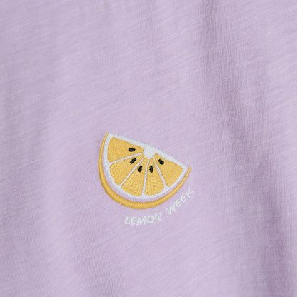 Girl's T-Shirt Mix Lemon Watermelon Set 2 Pcs