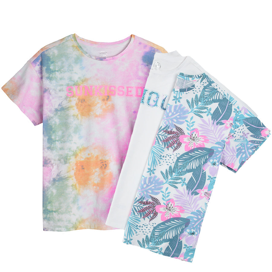 Girl's T Shirt Mix Set 3 Pcs
