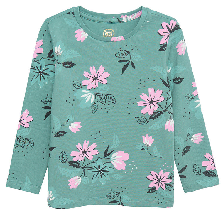 Girl's Long Sleeved Blouse Mix Set 2 Pcs