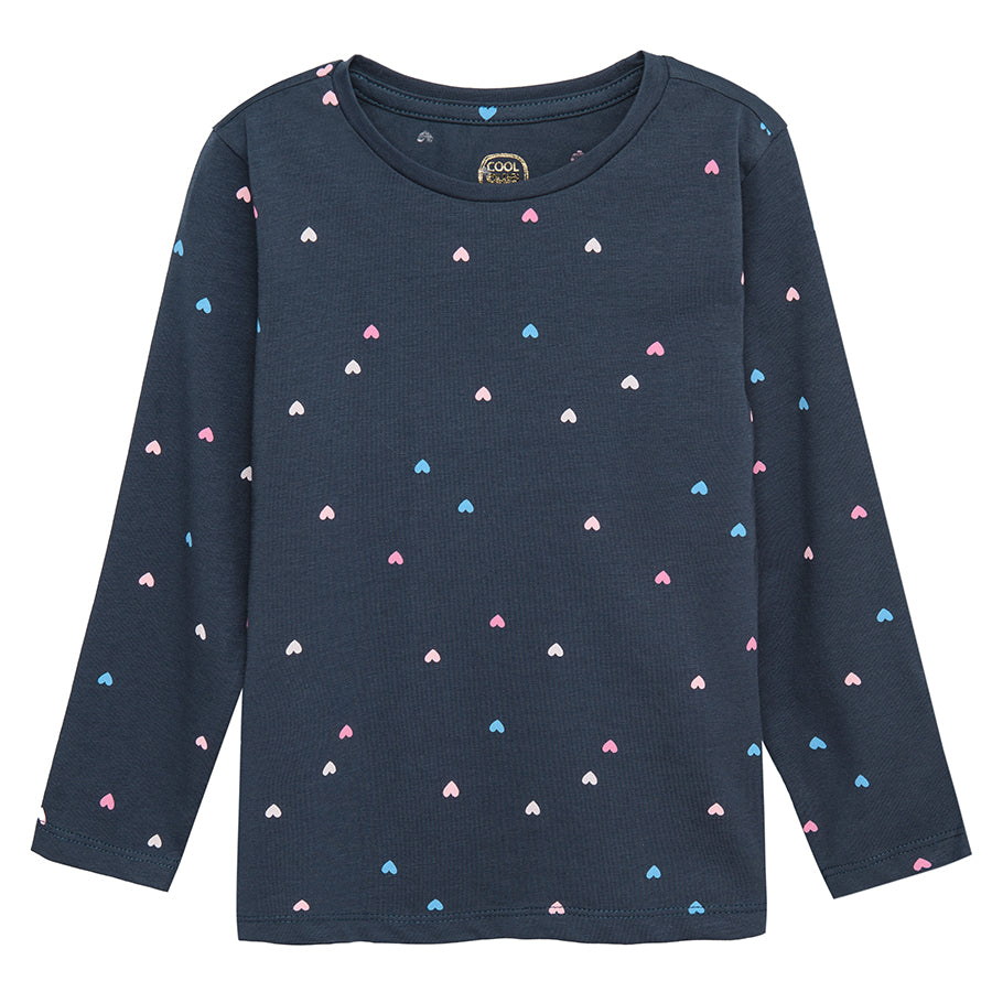 Girl's Long Sleeved Blouse Mix Set 2 Pcs