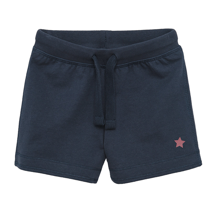 Girl's Shorts Navy Blue Set 2 Pcs