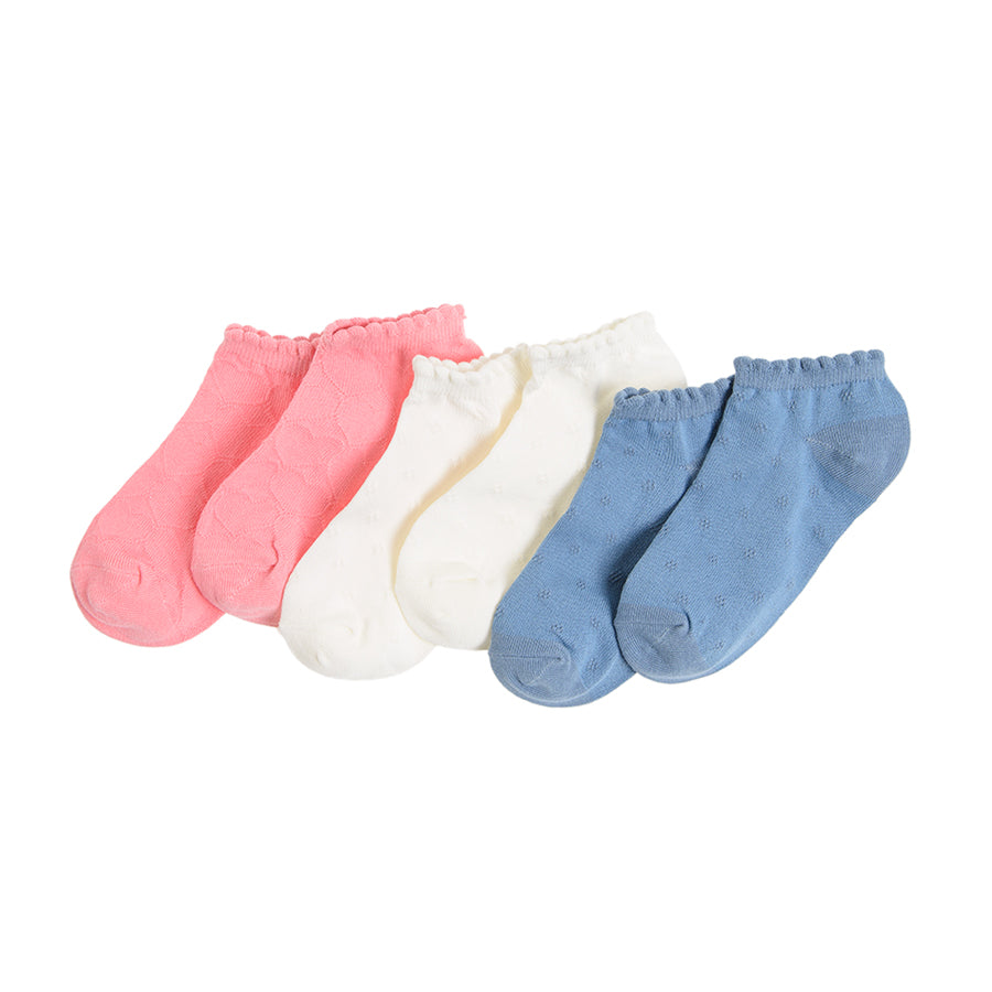 Girl's Socks Feet Mix Set 3 Pcs