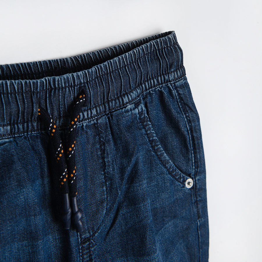 Boy's Denim Pants Pull on Regular Denim