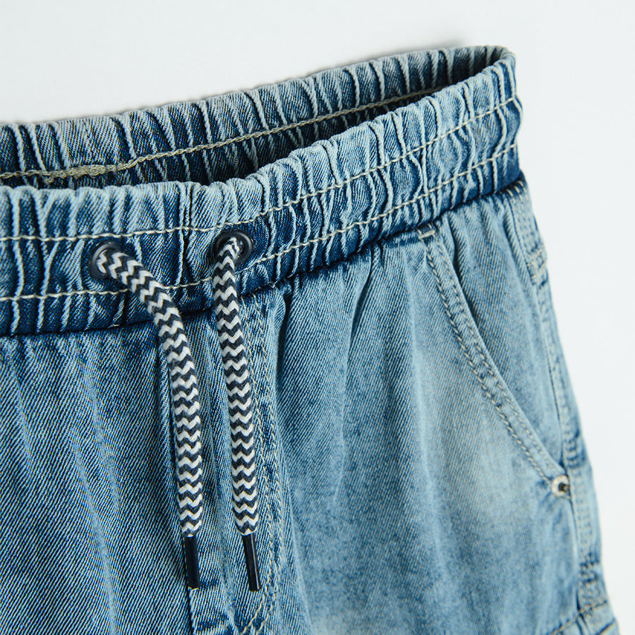 Denim Shorts for Boy's Pull on Regular Denim